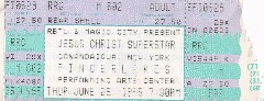 Memorabilia; Ticket to Jesus Christ Superstar at CMAC
